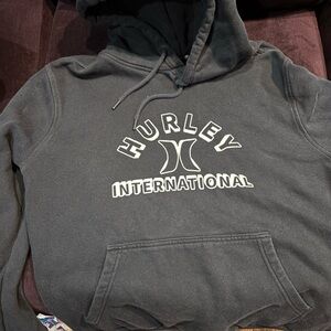Hurley Black Hoodie with Logo size Medium